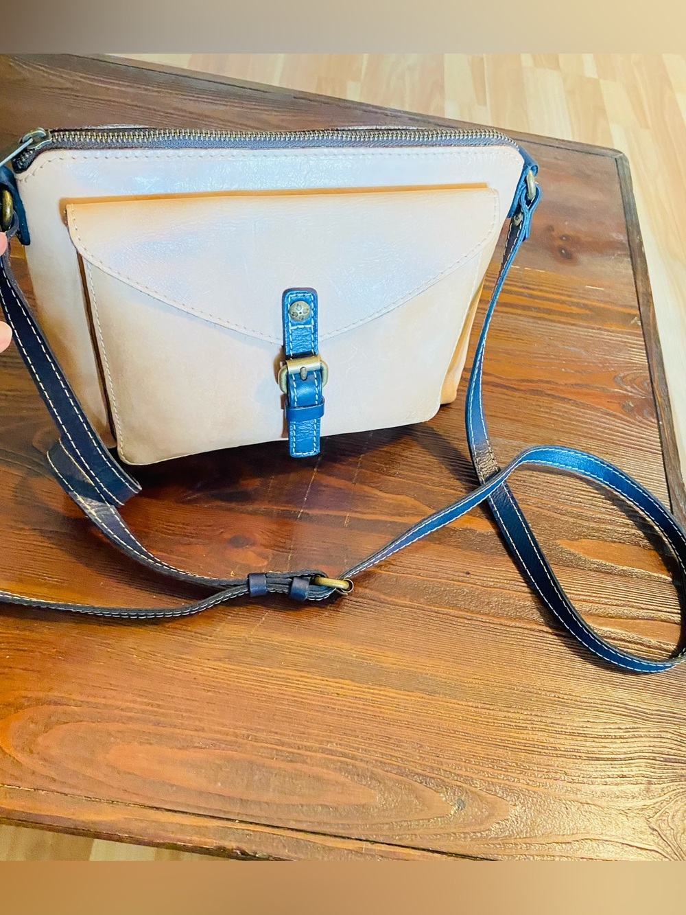 Patricia Nash 
Italian Leather CrossBody
100% leather.